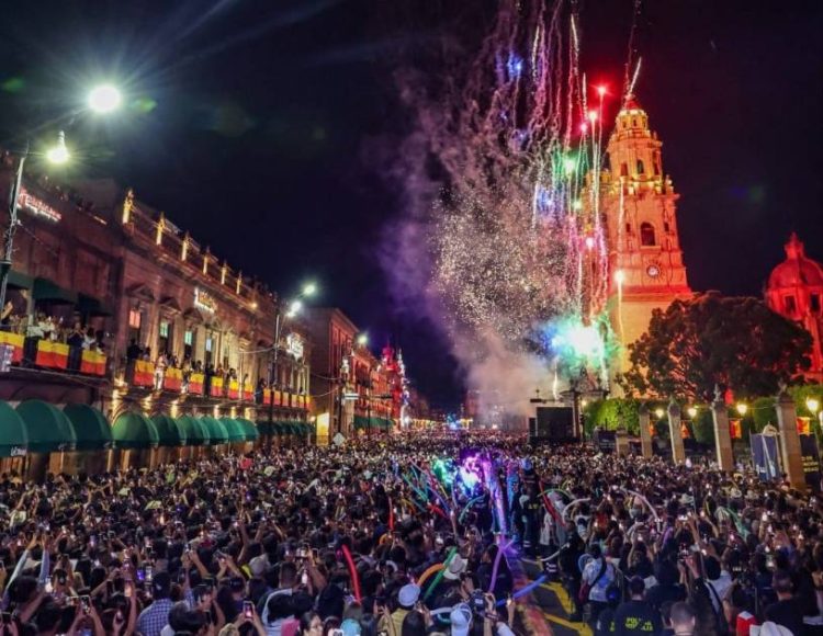 Celebra Morelia uno de los festejos más espectaculares en su aniversario