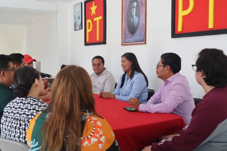 Coincide Senadora Celeste Ascencio y Comisión Ejecutiva del P.T. Michoacán en fortalecer la unidad, la organización territorial y el trabajo