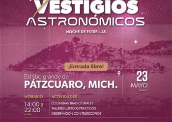 Vive este sábado una Noche de Estrellas en Pátzcuaro