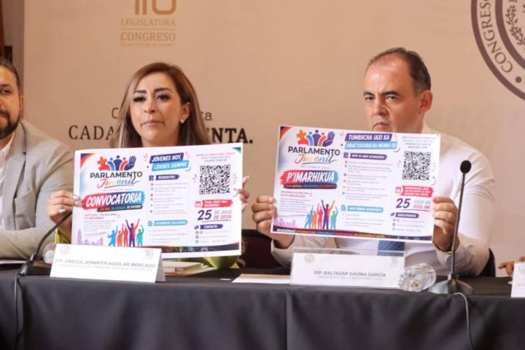 Invitan diputados a juventud michoacana a participar en Parlamento Juvenil Incluyente 2026