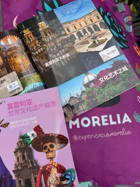 Morelia se expande al mercado turístico de China, en ITB Shanghái