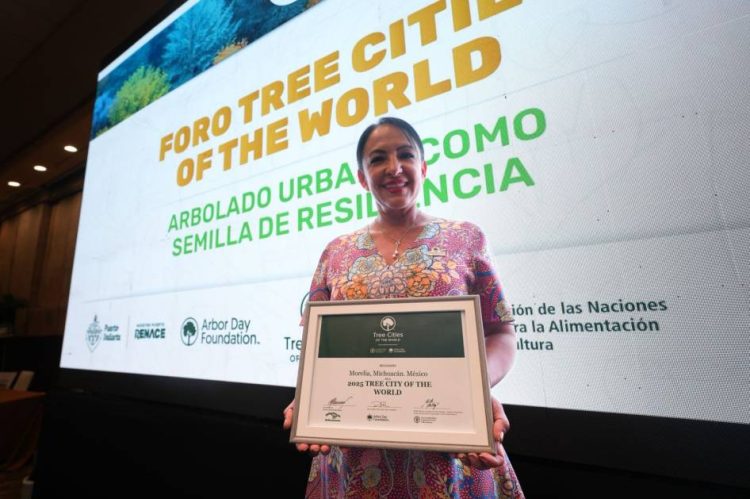 Morelia obtiene la distinción internacional “Ciudad Árbol”