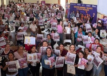 Mireya Aguilar González impulsa capacitación sobre derechos humanos a mujeres de pueblos originarios en Coeneo, Michoacán