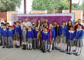 Con obras que fortalecen la educación, Mónica Valdez transforma las comunidades de Zacapu