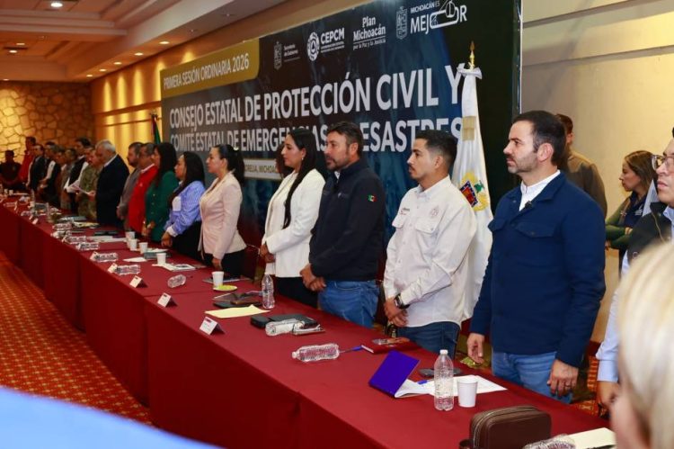 Yankel Benítez participa en instalación del Consejo Estatal de Protección Civil