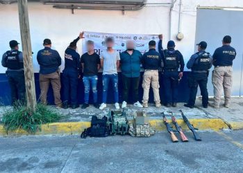 Son detenidos tres hombres en posesión de armas largas en Nuevo Parangaricutiro: SSP