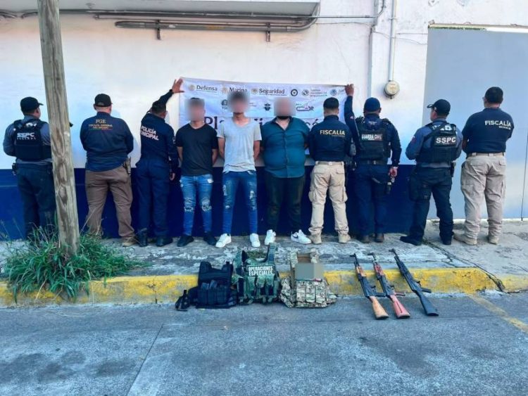 Son detenidos tres hombres en posesión de armas largas en Nuevo Parangaricutiro: SSP
