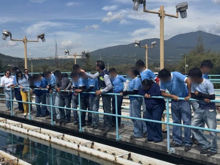 Adolfo Torres fortalece la cultura del agua con estudiantes del Cobaem