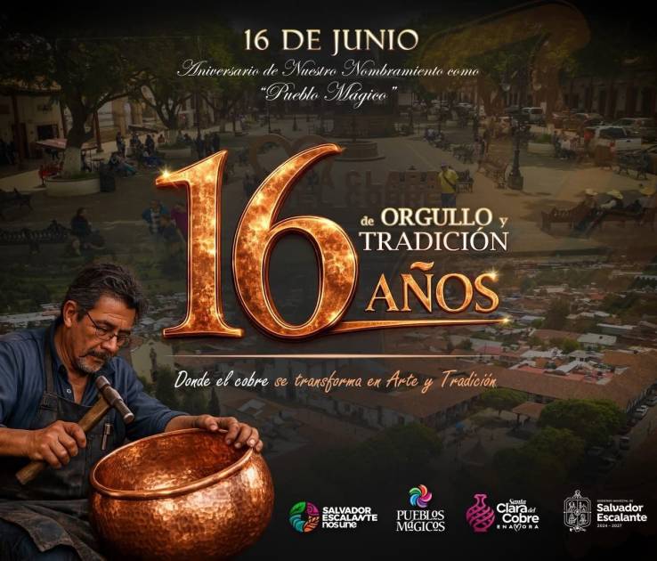 Dayana Pérez celebra el 16 aniversario de Santa Clara del Cobre como Pueblo Mágico