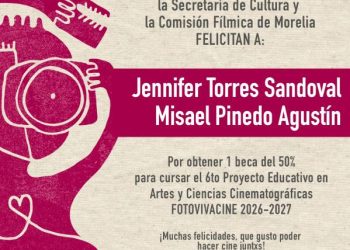 SeCultura Morelia da a conocer ganadores de becas cinematográficas