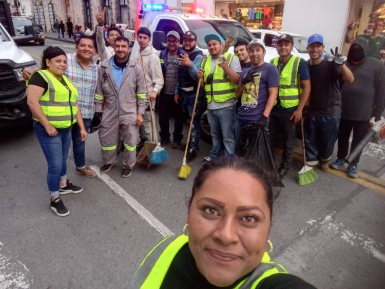 Recolecta 4.5 toneladas de residuos el Sindicato de Limpia y Transportes de Morelia tras marcha del Orgullo Pride
