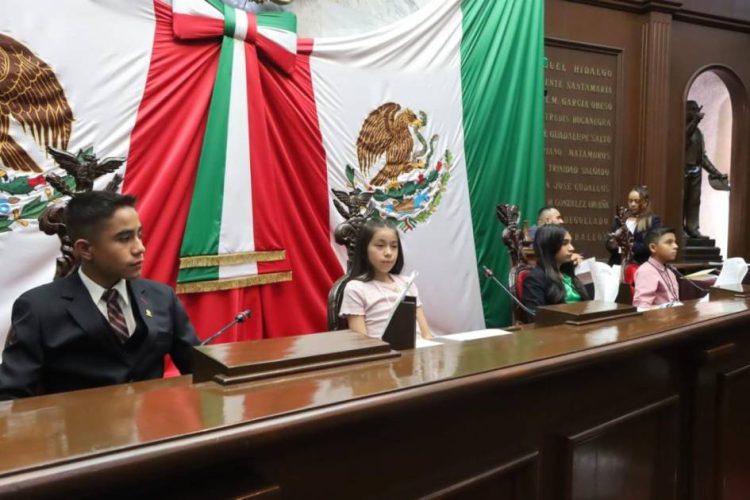 Se realizó con éxito el Parlamento Infantil Incluyente 2026; el Congreso del Estado escuchó las propuestas de las y los niños michoacanos