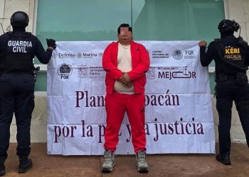 Detienen en Morelia a Sierra 1, presunto delincuente objetivo prioritario