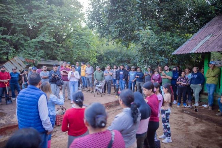 Dayana Pérez encabeza atención inmediata a familias afectadas por las lluvias en Jujucato