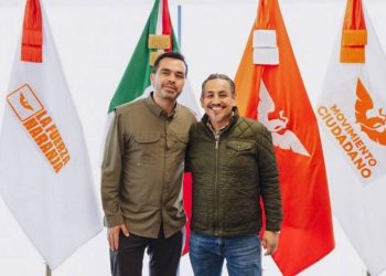 Movimiento Ciudadano se fortalece en Michoacán; Víctor Manríquez se reúne con Jorge Álvarez Máynez