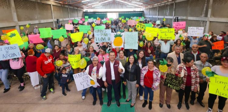 Desde la región lacustre hasta la costa, Torres Piña recorre ocho municipios con agenda de la Transformación