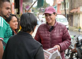 Con brigadas permanentes, Fabiola Alanís fortalece la organización territorial de la Cuarta Transformación en Michoacán