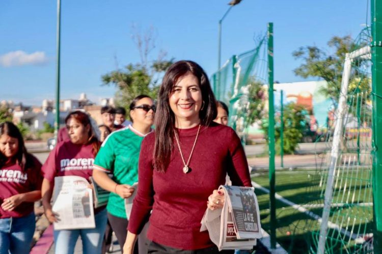 Gaby Molina llama a recibir y fortalecer en Michoacán a Claudia Sheinbaum