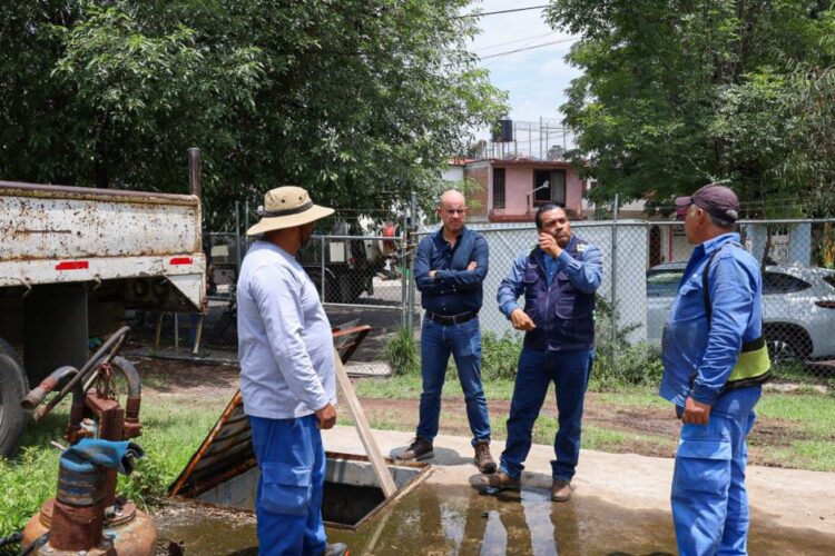 Adolfo Torres encabeza recorrido por cárcamos para fortalecer respuesta ante lluvias
