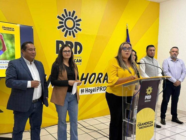 Inversión debe venir acompañada de seguridad para que las familias michoacanas vivan en paz: PRD Michoacán