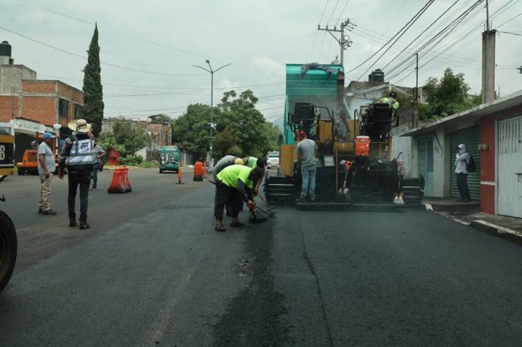 Reencarpetamiento de Avenida Quinceo mejora la movilidad al Norte de Morelia