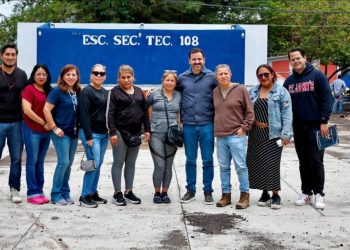 Gobierno de Morelia construye techumbre en Escuela Secundaria Técnica 108