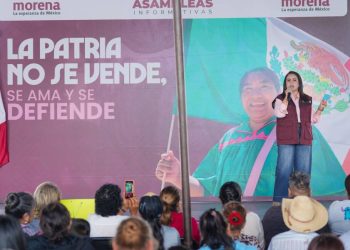 Copándaro se une a la defensa de la soberanía nacional con Gladyz Butanda