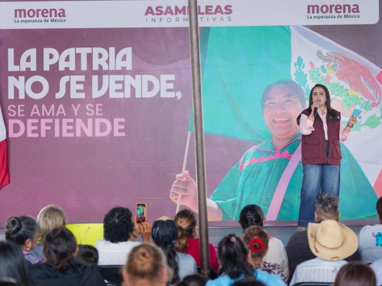 Copándaro se une a la defensa de la soberanía nacional con Gladyz Butanda