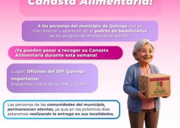 Entrega de despensas fortalece el bienestar de las familias de Quiroga: Alma Mireya González Sánchez