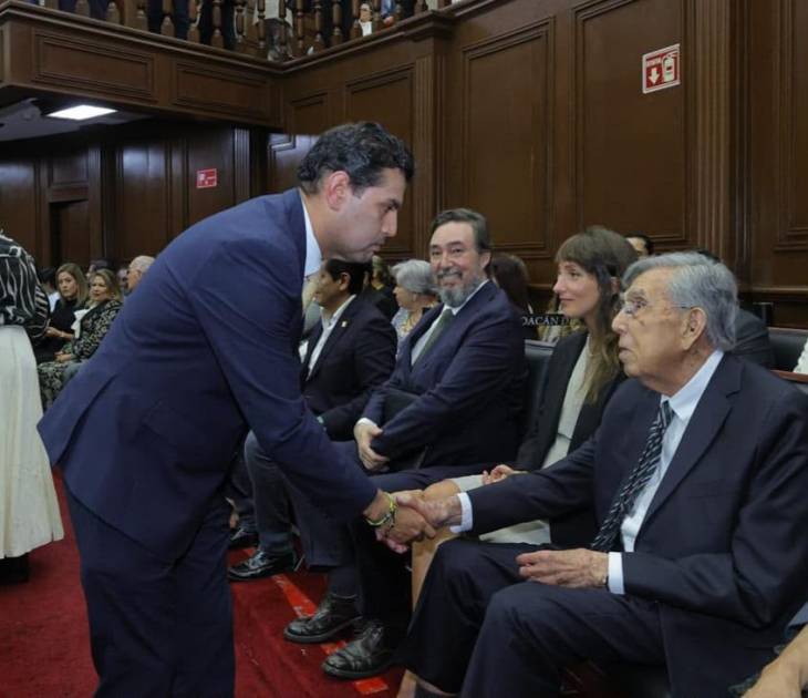 Inscripción en letras de oro de Amalia Solórzano es un acto de justicia histórica para las mujeres de Michoacán: Octavio Ocampo