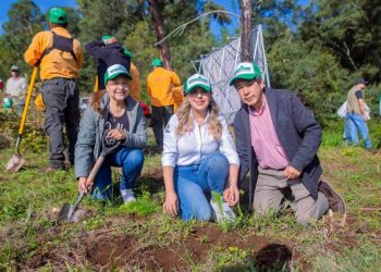 Dayana Pérez encabeza el arranque de la campaña “Reforestando Salvador Escalante”