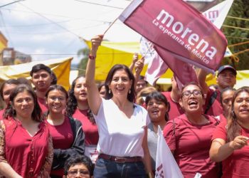 Gaby Molina refrenda respaldo a comerciantes y a la economía popular en Morelia