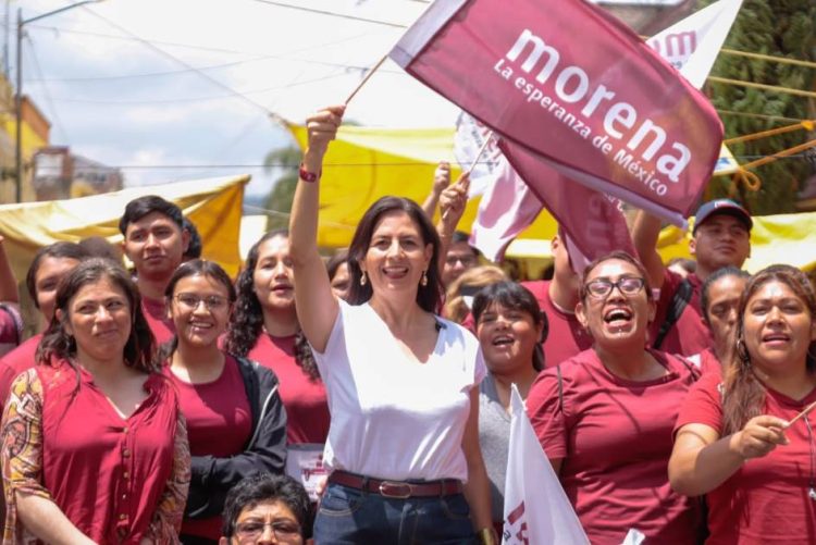 Gaby Molina refrenda respaldo a comerciantes y a la economía popular en Morelia