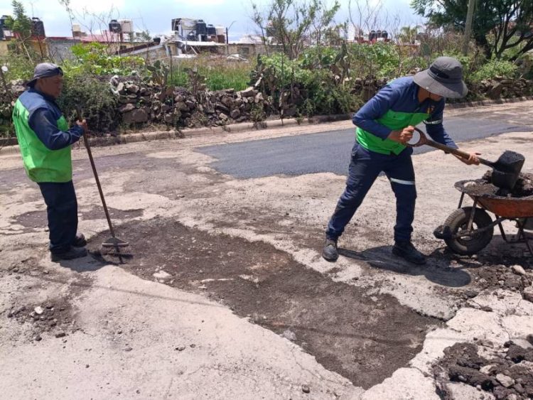 Gobierno de Morelia mantiene labores de bacheo en distintos puntos del municipio