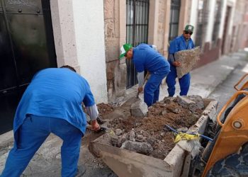 Ooapas da seguimiento integral a trabajos con retiro de escombro en distintos puntos de Morelia