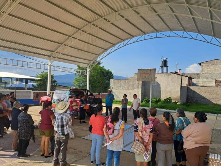 La Brigada Siempre Verde de Morelia, llevó apoyos a familias de San Rafael Coapa