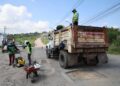 Gobierno de Morelia realiza jornadas permanentes de bacheo en distintos puntos de la ciudad