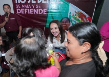 Cercana y en territorio, Gladyz Butanda defiende la transformación y la soberanía nacional