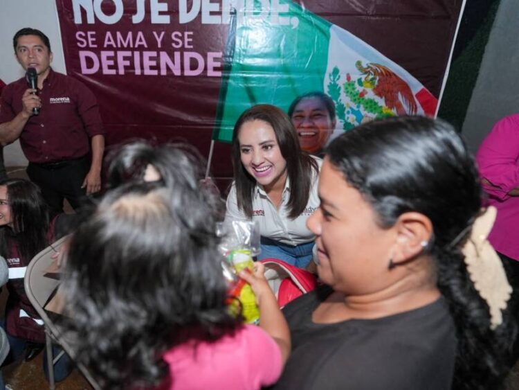 Cercana y en territorio, Gladyz Butanda defiende la transformación y la soberanía nacional