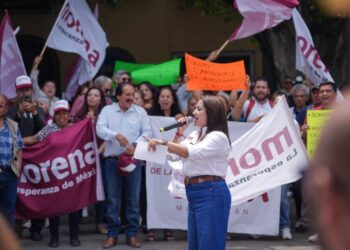Intensifica Gladyz Butanda defensa de la transformación con más trabajo en territorio