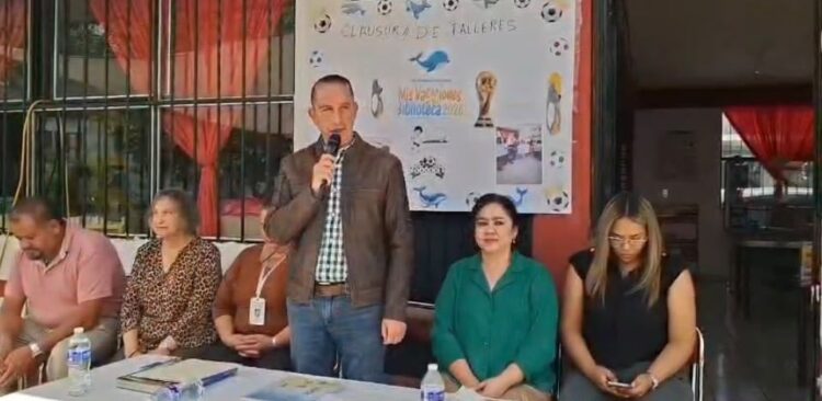 Concluye con éxito el curso “Mis Vacaciones en la Biblioteca” en Villa Morelos; reconoce Julio César Conejo Alejos participación de niñas y niños