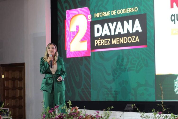 Dayana Pérez muestra una política social en su segundo informe de gobierno, enfocada en apoyar a los sectores vulnerables