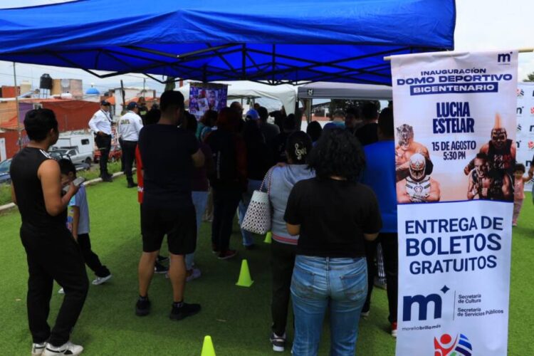 Gobierno de Morelia incia entrega gratuita de boletos para función de lucha libre