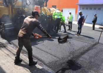 Gobierno de Morelia lleva a cabo programa de reencarpetamiento en distintos puntos de la ciudad