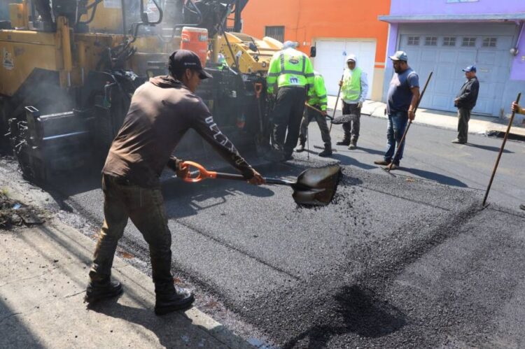 Gobierno de Morelia lleva a cabo programa de reencarpetamiento en distintos puntos de la ciudad