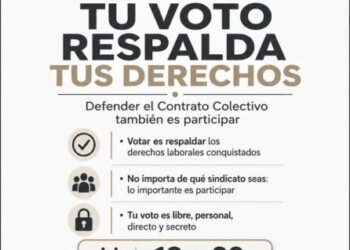Llama Eduardo Tena a trabajadores de la Universidad Michoacana a votar por el Contrato Colectivo