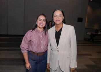 Gladyz Butanda y Ariadna Montiel acuerdan redoblar defensa de la 4T en Michoacán