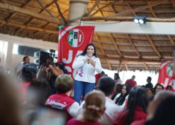 Llama Adriana Campos Huirache a fortalecer estructura y unidad ante nueva dirigencia del PRI en Jacona