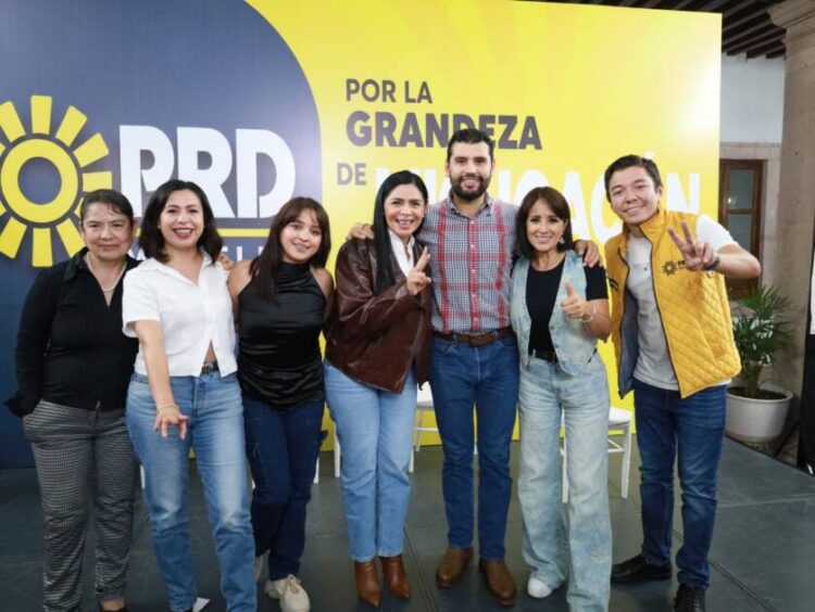 Lucila Martínez fortalece al PRD Morelia con encuentro de liderazgos rumbo a la grandeza de Michoacán, con Octavio Ocampo y Araceli Saucedo