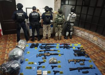 Nuevo ataque en Tinaja de Vargas y la FGE asegura armas, equipo táctico, droga y vehículos